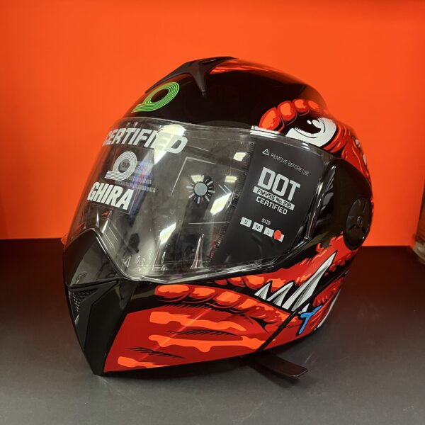 CASCO GHIRA GH1000 ROJO LAGAR XL ABATIBLE SVS