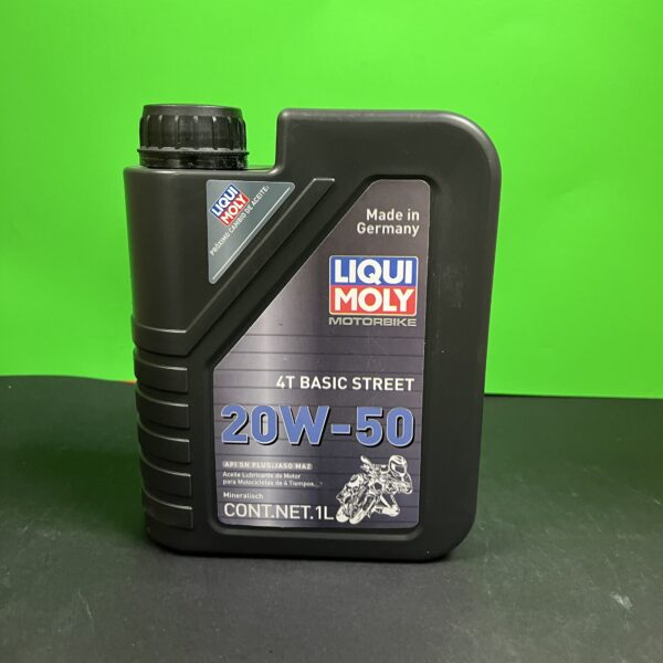 ACEITE LIQUI MOLY 4T 20W50 MINERAL SN PLUS/MA2 1L
